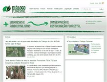 Tablet Screenshot of dialogoflorestal.org.br